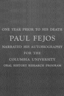 Fejos Memorial Trailer