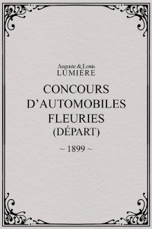 Fête de Paris 1899: Concours d'automobiles fleuries (départ) Trailer