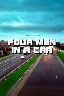 Four Men in a Car Trailer
