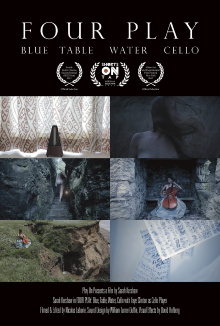 Four Play - Blue, Table, Water, Cello Trailer