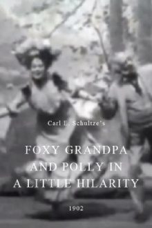 Foxy Grandpa and Polly in a Little Hilarity Trailer
