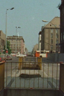 Friedrichstraße 1985 - Bausituation Trailer