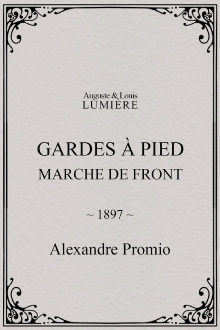 Gardes à pied : marche de front Trailer