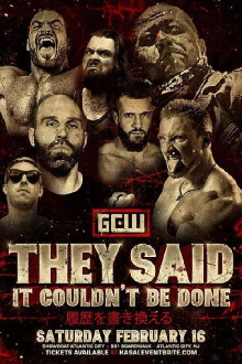 GCW They Said It Couldn't Be Done Trailer