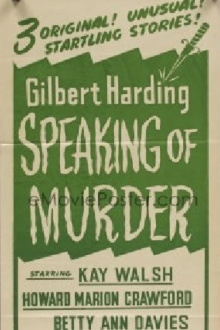 Gilbert Harding Speaking of Murder Trailer