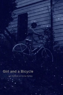 Girl and a Bicycle Trailer