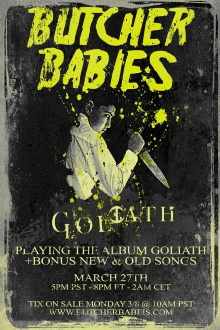 Goliath - Live Streaming Event by Butcher Babies Trailer