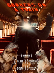 Gophers on a Train Trailer