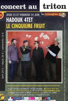 Hadouk Quartet: Le cinquième fruit, Live at Le Triton Trailer