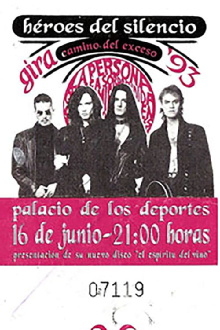 Héroes del Silencio - Palacio de los Deportes Madrid 1993 Trailer