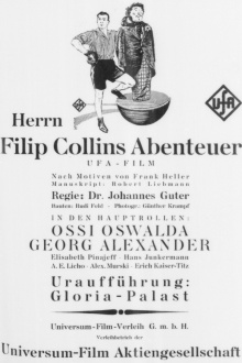 Herrn Filip Collins Abenteuer Trailer