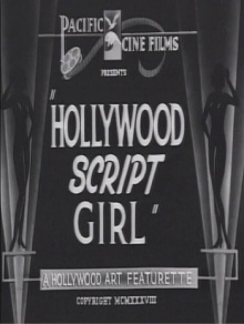 Hollywood Script Girl Trailer