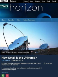 Horizon: How Small Is the Universe? Trailer