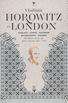 Horowitz in London Trailer
