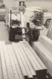 Hout-industrie Trailer