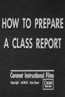 How to Prepare a Class Report Trailer