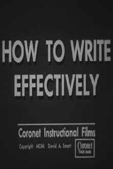 How To Write Effectively Trailer