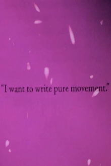 I Want to Write Pure Movement Trailer