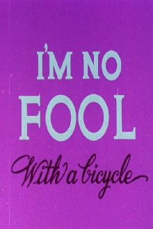 I'm No Fool with a Bicycle Trailer