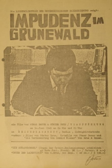 Impudence in Grunewald Trailer
