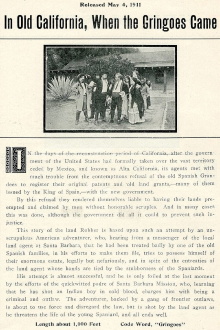 In Old California When the Gringos Came Trailer