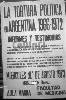 Informes y testimonios. La tortura política en Argentina 1966-1972 Trailer
