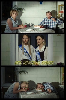 Int. Kitchen. Night Trailer