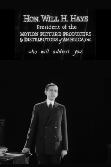 Introductory Speech by Will H. Hays Trailer