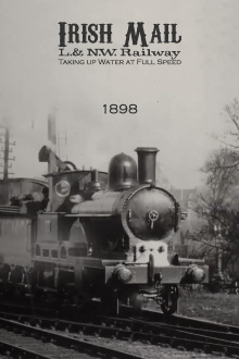 Irish Mail – L.& N.W. Railway – Taking up Water at Full Speed Trailer