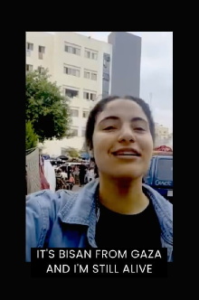It's Bisan from Gaza and I'm Still Alive Trailer