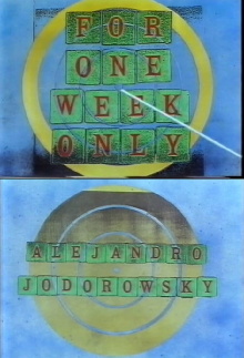 Jonathan Ross Presents for One Week Only: Alejandro Jodorowsky Trailer