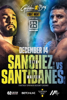 Jose Sanchez vs. Walter Santibanes Trailer