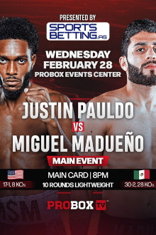 Justin Pauldo vs. Miguel Madueno Trailer