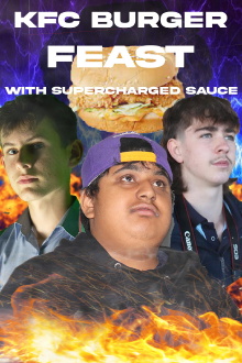 KFC Burger Feast with Supercharged Sauce Trailer