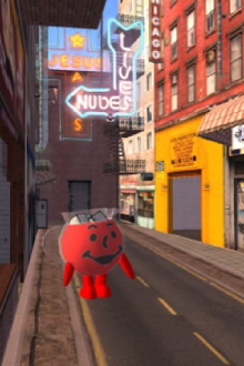 Kool-Aid Man in Second Life Trailer
