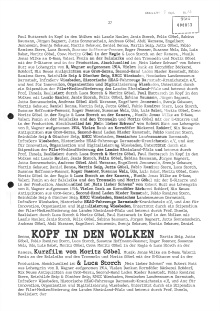 Kopf in den Wolken Trailer
