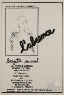 L'absence Trailer