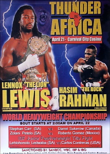 Lennox Lewis vs. Hasim Rahman Trailer