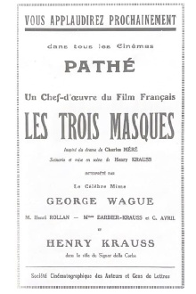 Les Trois masques Trailer