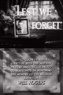 Lest We Forget Trailer