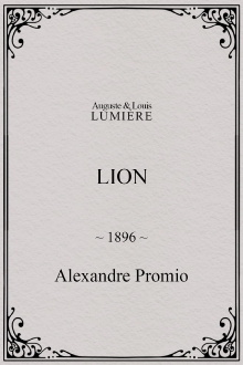 Lion, London Zoological Gardens Trailer