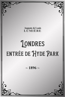 Londres : entrée de Hyde Park Trailer