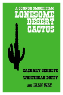 Lonesome Desert Cactus Trailer