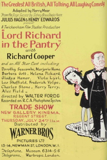 Lord Richard in the Pantry Trailer