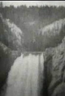Lower Falls, Grand Canyon, Yellowstone Park Trailer