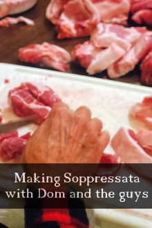 Making Soppressata with Dom and the Guys Trailer