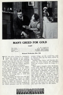 Man's Greed for Gold Trailer