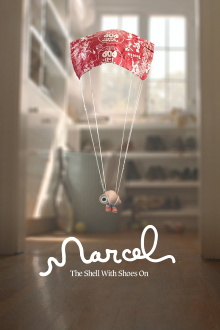 Marcel the Shell with Shoes On Trailer