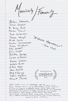 Masculinity/Femininity Trailer
