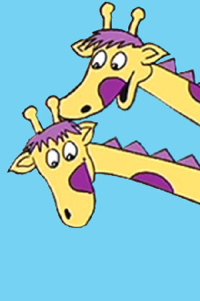 Me and the Giraffes at the Lunapark Trailer
